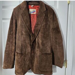 J Riggins Vintage Leather Blazer Jacket 40
